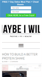 Mobile Screenshot of maybeiwill.com